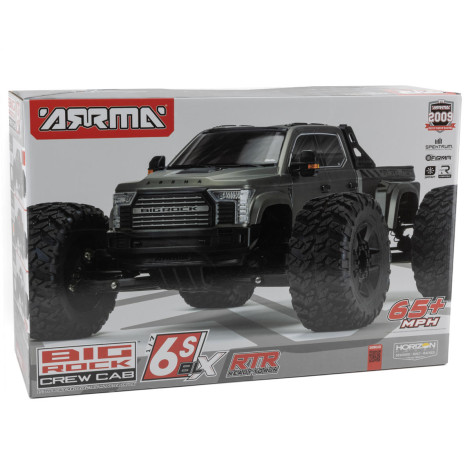 Arrma Big Rock 6S BLX 1/7 RTR 4WD Electric Brushless Monster Truck w/SLT3 2.4GHz Radio Arrma Big Rock 6S BLX 1/7 RTR 4WD Electric Brushless Monster Truck w/SLT3 2.4GHz Radio