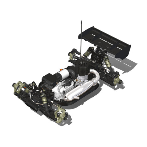 HB Racing D8 World Spec 1/8 Off-Road Nitro Buggy Kit HB Racing D8 World Spec 1/8 Off-Road Nitro Buggy Kit