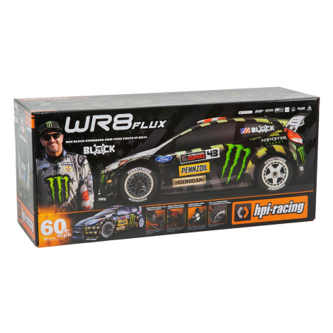 HPI WR8 FLUX Ken Block Gymkhana Ford Fiesta ST RX43 RTR 1/8 4WD Rally Car HPI WR8 FLUX Ken Block Gymkhana Ford Fiesta ST RX43 RTR 1/8 4WD Rally Car
