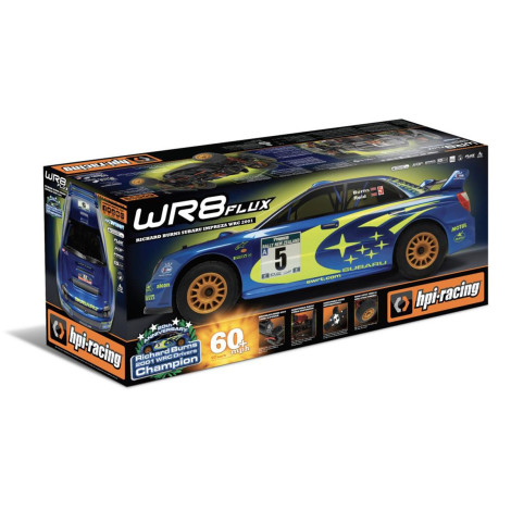 HPI WR8 Flux WRC 2001 Subaru Impreza 1/8 RTR Brushless Rally Car w/2.4GHz Transmitter HPI WR8 Flux WRC 2001 Subaru Impreza 1/8 RTR Brushless Rally Car w/2.4GHz Transmitter