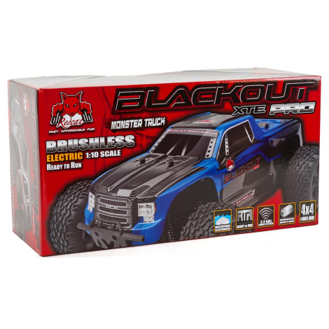 Redcat Blackout XTE PRO 1/10 Electric 4wd Monster Truck w/2.4GHz Transmitter (Blue) Redcat Blackout XTE PRO 1/10 Electric 4wd Monster Truck w/2.4GHz Transmitter (Blue)