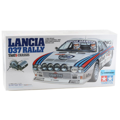 Tamiya Lancia 037 1/10 4WD Electric Rally Car Kit (TA-02S) Tamiya Lancia 037 1/10 4WD Electric Rally Car Kit (TA-02S)