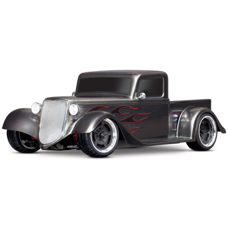 Traxxas 4-Tec 3.0 1/10 RTR Touring Car w/Factory Five '35 Hot Rod Truck Body (Silver) & TQ 2.4GHz Radio System