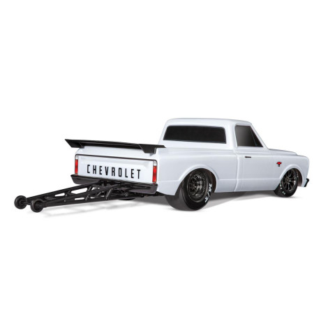 Traxxas Drag Slash 1/10 2WD RTR No Prep Truck w/1967 Chevrolet C10 Body (White) TQi 2.4GHz Radio & TSM