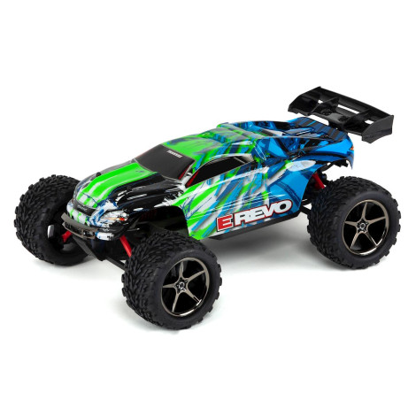 Traxxas E-Revo 1/16 4WD Brushed RTR Truck (Green) w/2.4GHz Radio, Titan 550 & Battery Traxxas E-Revo 1/16 4WD Brushed RTR Truck (Green) w/2.4GHz Radio, Titan 550 & Battery