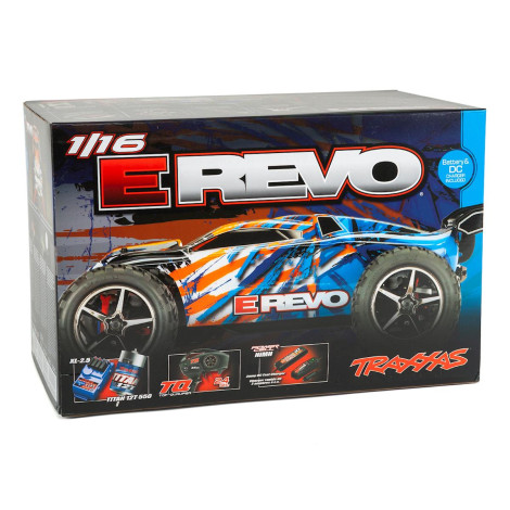 Traxxas E-Revo 1/16 4WD Brushed RTR Truck (Green) w/2.4GHz Radio, Titan 550 & Battery Traxxas E-Revo 1/16 4WD Brushed RTR Truck (Green) w/2.4GHz Radio, Titan 550 & Battery
