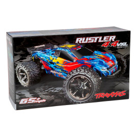 Traxxas Rustler 4X4 VXL Brushless RTR 1/10 4WD Stadium Truck (Orange) w/TQi 2.4GHz Radio & TSM