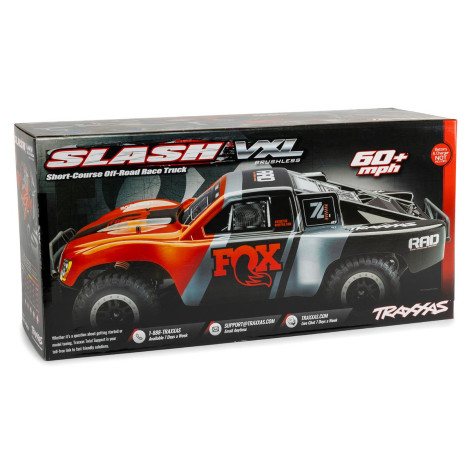 Traxxas Slash VXL 1/10 RTR 2WD Short Course Truck (FOX) w/Magnum 272R, TQi 2.4GHz Radio & TSM Traxxas Slash VXL 1/10 RTR 2WD Short Course Truck (FOX) w/Magnum 272R, TQi 2.4GHz Radio & TSM