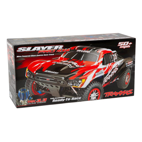 Traxxas Slayer Pro 4WD RTR Nitro Short Course Truck w/TQi 2.4GHz Radio, TSM, EZ Start & Charger Traxxas Slayer Pro 4WD RTR Nitro Short Course Truck w/TQi 2.4GHz Radio, TSM, EZ Start & Charger