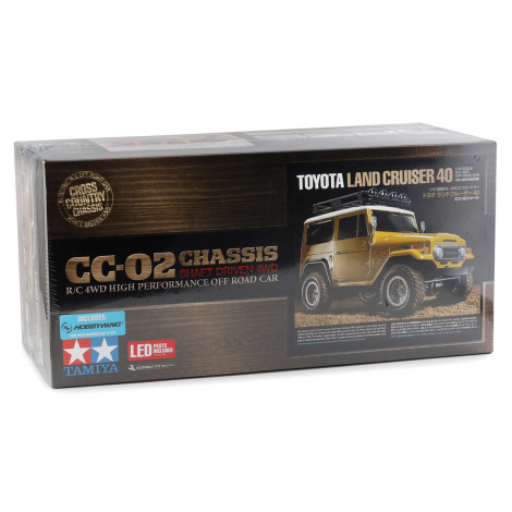 Tamiya Toyota Land Cruiser 40 1/10 4WD Scale Truck Kit (CC-02) Tamiya Toyota Land Cruiser 40 1/10 4WD Scale Truck Kit (CC-02)