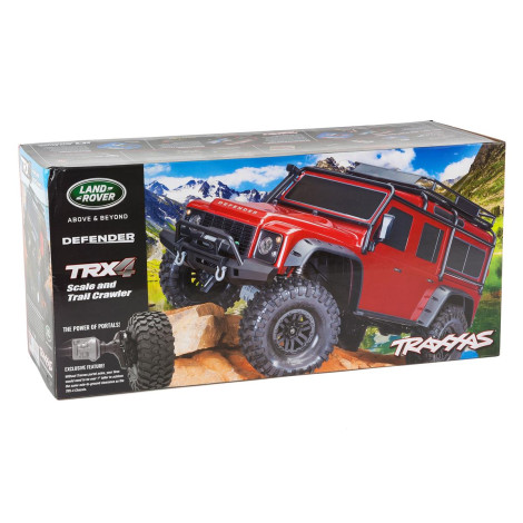 Traxxas TRX-4 1/10 Scale Trail Rock Crawler w/Land Rover Defender w/XL-5 ESC & TQi 2.4GHz Radio Traxxas TRX-4 1/10 Scale Trail Rock Crawler w/Land Rover Defender w/XL-5 ESC & TQi 2.4GHz Radio