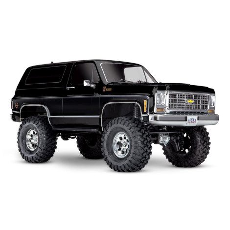 Traxxas TRX-4 1/10 Trail Crawler Truck w/'79 Chevrolet K5 Blazer Body (Black) w/TQi 2.4GHz Radio