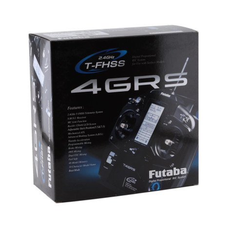 Futaba 4GRS 4-Channel 2.4GHz T-FHSS 2-Stick Radio System w/R304SB Receiver Futaba 4GRS 4-Channel 2.4GHz T-FHSS 2-Stick Radio System w/R304SB Receiver