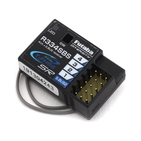 Futaba 4PM 4-Channel 2.4GHz T-FHSS Radio System w/R334SBS Receiver Futaba 4PM 4-Channel 2.4GHz T-FHSS Radio System w/R334SBS Receiver