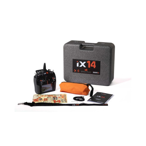 Spektrum RC iX14 2.4GHz DSMX 14-Channel Radio System (Transmitter Only) Spektrum RC iX14 2.4GHz DSMX 14-Channel Radio System (Transmitter Only)